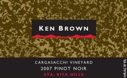 2007 Cargasacchi Vineyard Pinot Noir